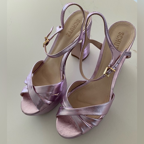 Schutz Darilia Sandals Women’s Size 9.5 Color: Cerise, gently worn - Picture 10 of 10